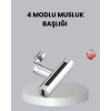 ABS Pirinç Alaşımlı Musluk Başlığı 4 Modlu 360° Dönebilen ve Ekonomik