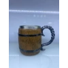 Ahşap Fıçı Çelik Kupa Kod 1152b