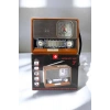 Ahşap Görünümlü Retro Bluetooth Radyo USB,AUX Ve SD Kart Girişli