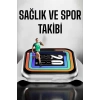 Akıllı Saat Amoled Ekran Yeni Nesil Bluetooth Bağlantılı