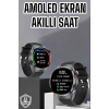 Akıllı Saat Bluetooth Bağlantılı Amoled Ekran Uyku ve Sağlık Takibi