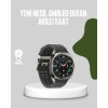 Akıllı Saat Kablosuz Şarj Arama Cevaplama ve Geniş Ekran Desteği