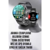 Akıllı Saat Metal Kordonlu GPS ve NFC Uyumlu Arama Cevaplayan