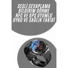 Akıllı Saat Yeni Model Sesli Asistan Bildirim Görme Bluetooth Bağlantılı Müzik Dinleme