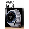 Akıllı Saat Yeni Nesil Bluetooth Bağlantılı Uyku ve Sağlık Takibi NFC ve GPS