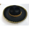 Altın Renk Şeritli Meksika Mariachi Latin Şapkası 55 Cm Çocuk