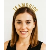 Altın Renk Team Bride Taç Plastik – Gelin ve Nedime Tacı