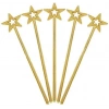 Altın Renk Yıldız Peri Asası Peri Değneği 34 cm 1 Adet (5324)