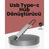 Alüminyum Gövdeli Type‑C HDMI & Ethernet Adaptör – Tak & Çalıştır