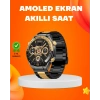 Amoled Akıllı Saat IP67 Su Geçirmez 3 Bileklikli Sağlık Takipli