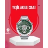Amoled Smartwatch Harita Modlu Bluetooth Aramalı 3 Değiştirilebilir Kayışlı