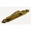 Antika Tarz Dekoratif Pirinç Kubbeli Çekme Kapı Kolu - 396x68 Mm, Antik