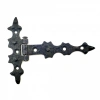 Antika Tarz Dekoratif Pirinç Yıldız Kuyruklu Menteşe - 85x110 Mm, Oksit