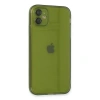 Apple İphone 12 Kılıf Fly Lens Silikon - Yeşil