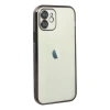 Apple İphone 12 Kılıf Razer Lensli Silikon - Siyah