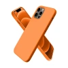 Apple İphone 12 Pro Max Kılıf First Silikon - Turuncu