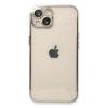Apple İphone 13 Kılıf Razer Lensli Silikon - Gümüş