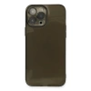Apple İphone 13 Pro Max Kılıf Fly Lens Silikon - Siyah