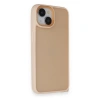 Apple İphone 14 Kılıf Elegant Kapak - Pudra
