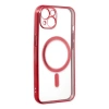 Apple İphone 14 Plus Kılıf Magneticsafe Lazer Silikon - Kırmızı