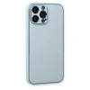 Apple İphone 14 Pro Kılıf Coco Deri Silikon Kapak - Sky Blue
