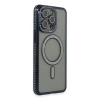 Apple İphone 14 Pro Kılıf Joke Simli Magneticsafe Kılıf - Lacivert