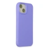 Apple İphone 15 Kılıf Nano İçi Kadife Silikon - Lila