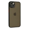 Apple İphone 15 Plus Kılıf Montreal Silikon Kapak - Siyah
