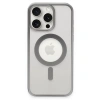 Apple İphone 15 Pro Max Kılıf Erozi Magsafe Kapak - Gümüş