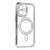 Apple İphone 16 Kılıf Joke Simli Magneticsafe Kılıf - Gri