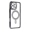 Apple İphone 16 Pro Kılıf Joke Simli Magneticsafe Kılıf - Siyah