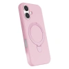 Apple İphone 16 Regal Magsafe Standlı Kapak - Açık Pembe
