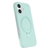 Apple İphone 16 Regal Magsafe Standlı Kapak - Su Yeşili