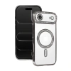 Apple İphone 17 Air Joke Simli Magneticsafe Kılıf - Gümüş