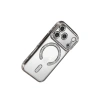 Apple İphone 17 Pro Joke Simli Magneticsafe Kılıf - Gümüş