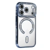 Apple İphone 17 Pro Joke Simli Magneticsafe Kılıf - Mavi