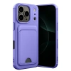 Apple İphone 17 Pro Kelvin Kartvizitli Silikon - Lila