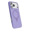Apple İphone 17 Pro Max Regal Magsafe Standlı Kapak - Lila