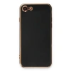 Apple İphone 7 Kılıf Volet Silikon - Siyah