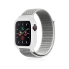 Apple Watch 38mm Hasırlı Cırtcırtlı Kasalı Kordon (SAAT DEĞİLDİR) - Beyaz