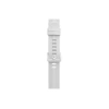 Apple Watch 38mm Kr408 Çizgili Silikon Kordon (SAAT DEĞİLDİR) - Beyaz