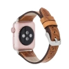 Apple Watch Uyumlu Deri Kordon 38-40-41mm Slim G19 Taba