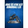 Araç İçi Ayak Altı Led 12 Led Işık Sese Müziğe Duyarlı Rgb Işıklı Aydınlatma Seti