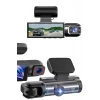 Araç Kamerası Black Box Çift Kameralı Ekranlı Full Hd Sürüş Kamerası