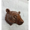 Ayı Başı Duvar Dekoru Modern Asılabilir Heykel 25x19 Cm
