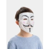 Beyaz Renk Pembe Yanaklı İthal V For Vendetta Maskesi (5324)