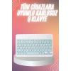 Bluetooh Wıreless Keyboard Siyah Q Klavye İos Ipad Android Windows Uyumlu