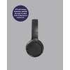 Bluetooth 5.0 Siyah Kablosuz Kulaklık 18 Saat Batarya Katlanabilir Tasarım
