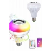 Bluetooth Hoparlör Akıllı Rgb Led Işık Renk Değiştirme Ses Bombası Ampül Görünümlü