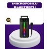 Bluetooth Işıklı Hoparlör – 2x5w Güç | Usb + Tf Kart + Fm Radyo | Siyah Renk